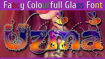 Easy Photopea Gradient Glass Font | Make Gradient Glass Font In Photopea | How To Make Glass Font