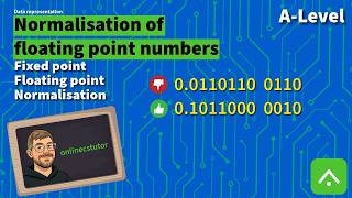 Normalisation of floating point binary numbers