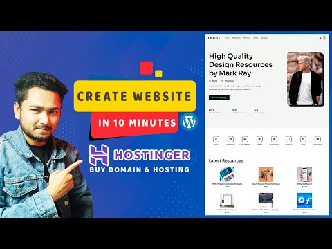 How to Make a WordPress Website in 10 Minutes using Hostinger Domain & Web Hosting