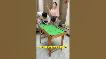 Winning product report! Big fun in a mini game: mini pool table & billiard set!
