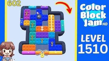 Color Block Jam Level 602 (1510) Solution Walkthrough