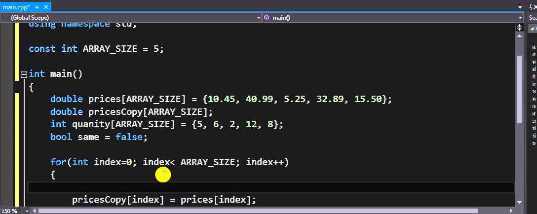 what is assignment array