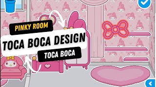 Pinky Room in my house in toca Boca World 🌸🎀🦩💕🌷