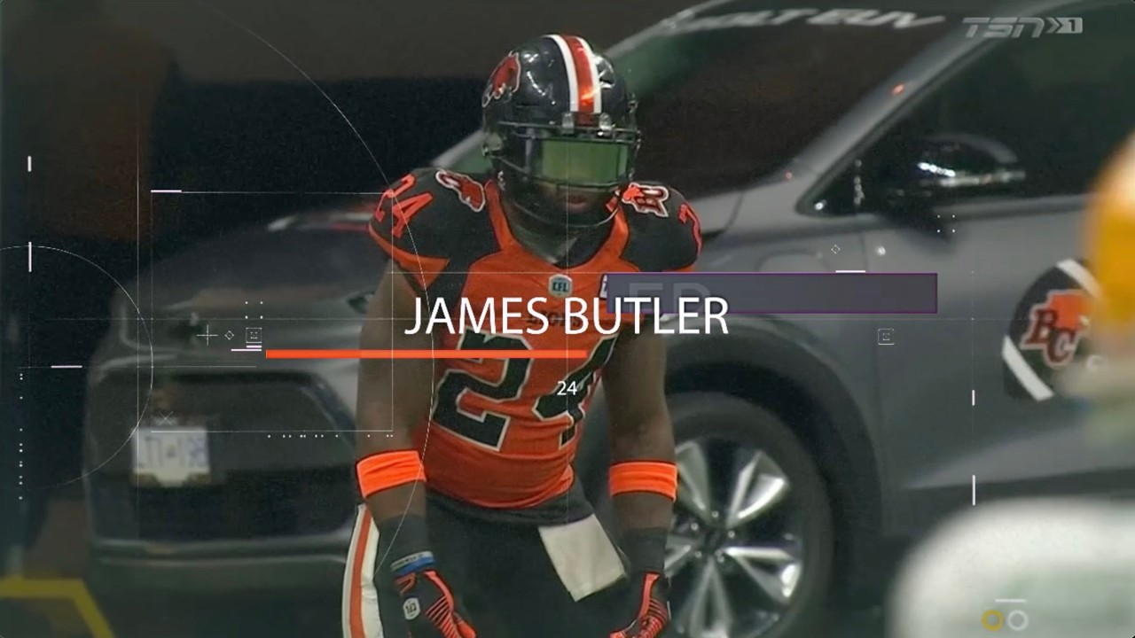 James Butler Highlight Reel BC Lions