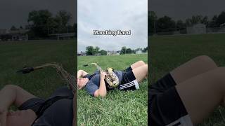 Most of it is waiting on the guard to find their spot #band #banddirector #marchingband #bandcamp