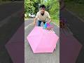 5 Ta suto Umbrella Vs UV Protection PocketUmbrella Unboxing Testing🥰