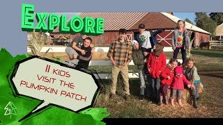 Big Family of 10, Pumpkin Patch Trip With Grandma & Cousins