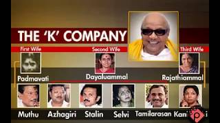 kalaigar karunanidhi family tree explains his whole family history