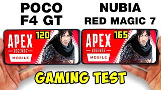 POCO F4 GT vs NUBIA RED MAGIC 7 🔥 - GAMING TEST 2022🔥 БОЛЬШОЕ СРАВНЕНИЕ В ИГРАХ! FPS + НАГРЕВ!