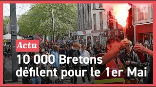 1er Mai : 10 000 personnes manifestent en Bretagne, des tensions à Rennes