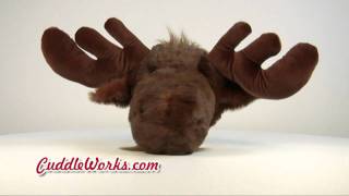 HD Plush Stuffed Moose Head at CuddleWorks.com