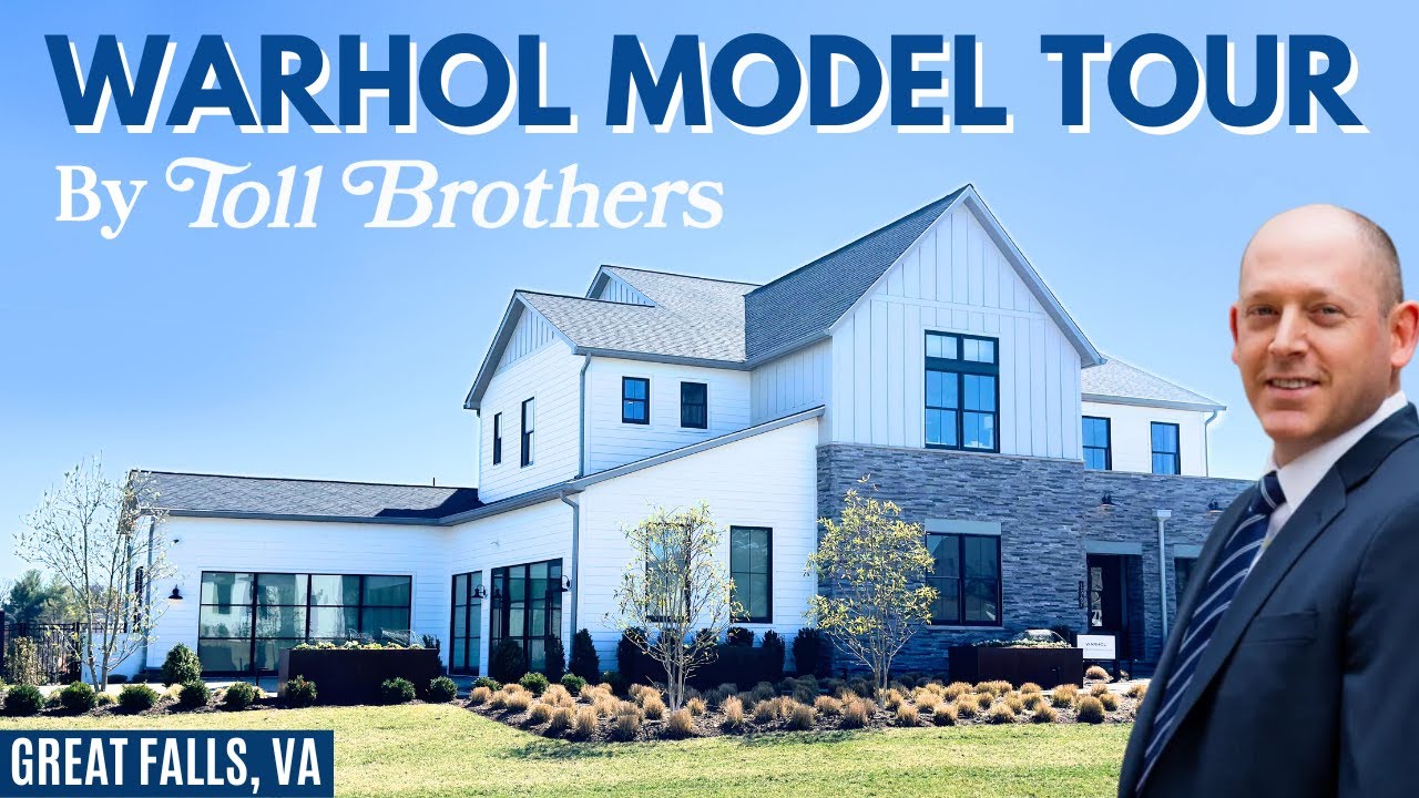 INSIDER LOOK Great Falls Virginia LUXURY Home TOLL BROTHERS Model
