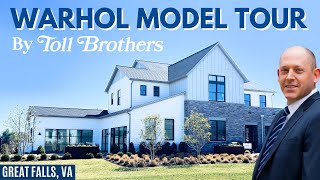 INSIDER LOOK: Great Falls Virginia LUXURY Home - TOLL BROTHERS Model Tour | Luxury Homes for Sale