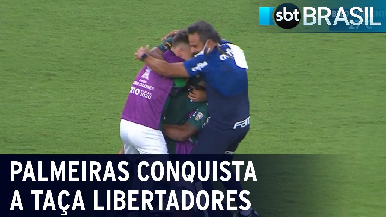 Palmeiras derrota o Santos e é bicampeão da CONMEBOL Libertadores | SBT Brasil (30/01/21)