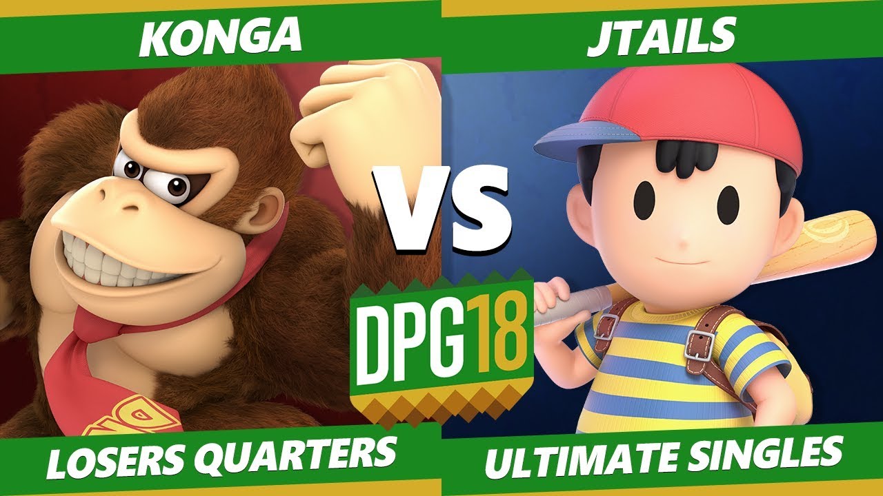 Smash Ultimate Tournament - Konga (DK) Vs. Jtails (Ness, Diddy) DPOTG18 SSBU Losers Quarters