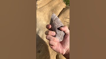 acheulean hand axe #flintknapping #paleoanthropology #prehistoricera