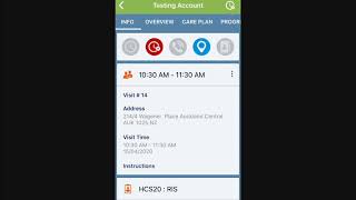 Care on Call: Staff App - How to clock in and out of your shift (video 3) screenshot 3