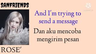 ROSE'.ON THE GROUND LYRICS [ Eng/Ina ]Color Coded Lyrics Terjemahan Bahasa Indonesia