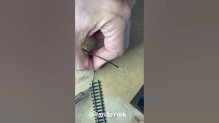 Solder test track N gauge