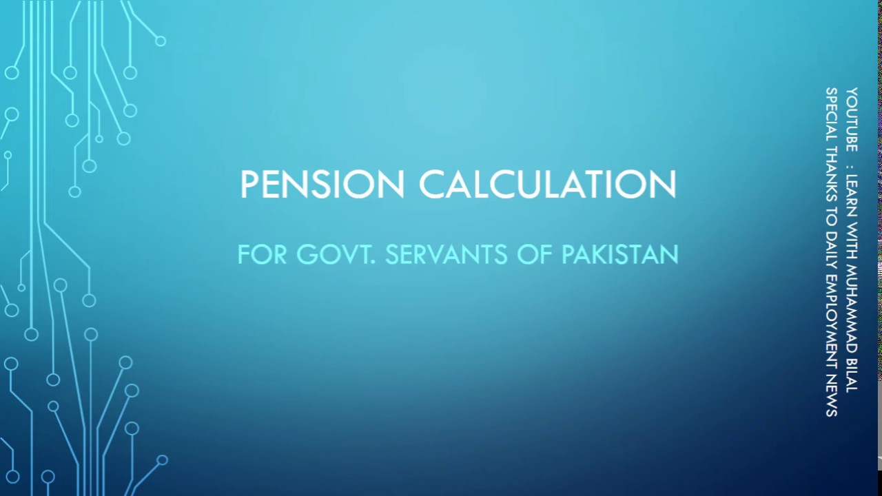 How to Calculate Your Pension How to Calculate Your Pension