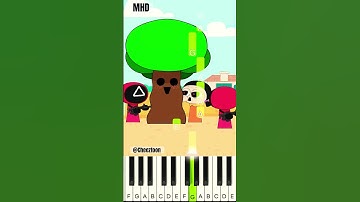 Sprunki Squid Game Ticklish Mr. Tree @cheeztoon - Piano Tutorial