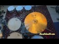 1979 Paiste 2002 18” FACTORY STAMPED CRASH 1256 g