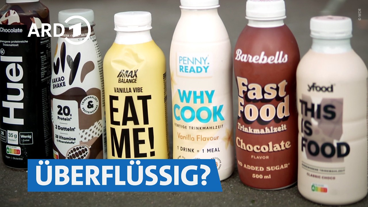 Yfood, Huel, Barebells & Co.: Wie lange hält das WIRKLICH satt? (Praxis-Test)💪🤨 | Servicezeit WDR