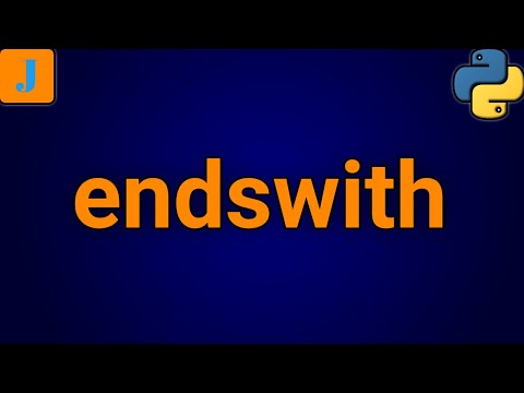 Python String endswith