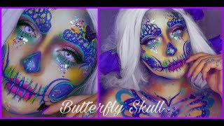 BUTTERFLY SKULL💜🦋| MAKEUP TUTORIAL| DEHSONAE