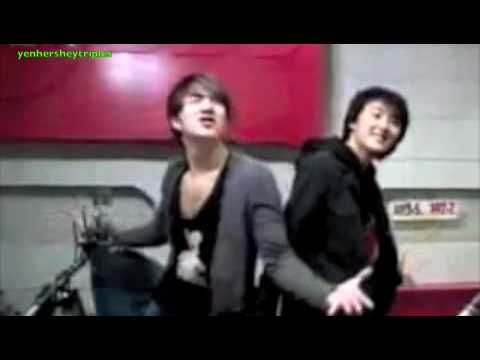 SS501 hyung joon dancing to Binggeul Binggeul (Round And Round) of U-Kiss