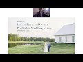 How to Fund and Own a Profitable Wedding Venue in 2021 - Webinar Replay