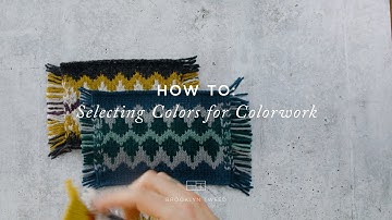 Hoe te breien: kleuren selecteren voor kleurwerk | Brooklyn Tweed