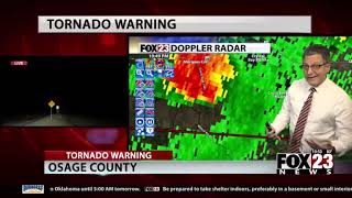 May 25, 2024 Severe Weather Coverage on Fox23 1/4