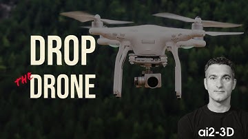 When can you drop the drone and use just a pole to capture images? | Photogrammetry | 3D Forensics