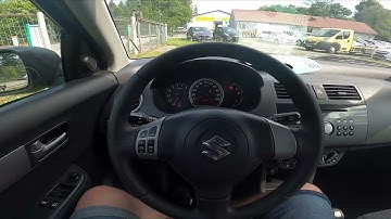 How to Find Odometer on Speedometer Display in Suzuki Swift IV ( 2004 - 2010 ) | Find Mileage