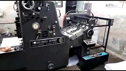 heidelberg one colour 19.25