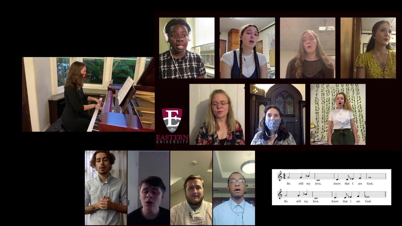 EU CHOIR Be Still Kauffman virtual choir YouTube