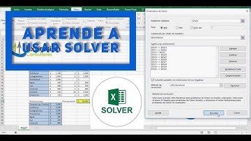 Aprende a usar SOLVER en Excel haciendo un PRESUPUESTO y utilizando Macros.