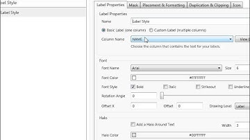 Map Suite GIS Editor: Label Style - Icon
