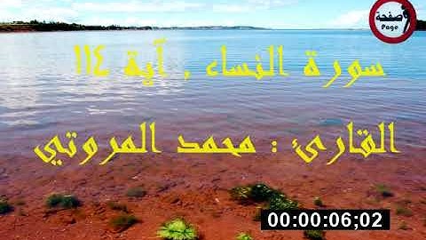 القرآن الكريم سورة النساء القارئ محمد المروتي