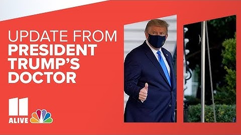 President Trump's doctors give update from Walter Reed