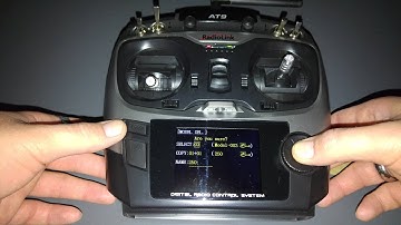 RadioLink AT9 setup for a quadcopter. 4K.