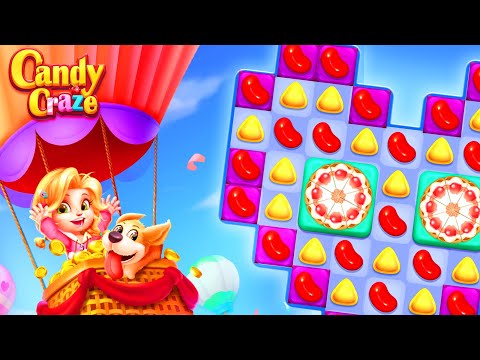 Candy Craze Gameplay | iOS, Android, Puzzle Game