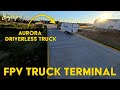 Jaybyrd films and aurora driver autonomous truck terminal fly through