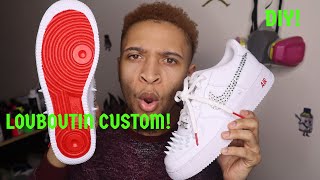 LOUBOUTIN INSPIRED SPIKES CUSTOM 'SILVER BULLETS'!!! DIY TUTORIAL!! MUST WATCH!! | BYSHAAD