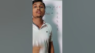 #Shorts #Divisibility #youtubeshorts #math #mathshorts  Divisibility by 2 | Divisibility Rule by 2