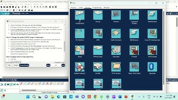 ASSIGNMENT 4 - Video 4; 11.2.3 Packet Tracer - Configure DHCP on a Wireles