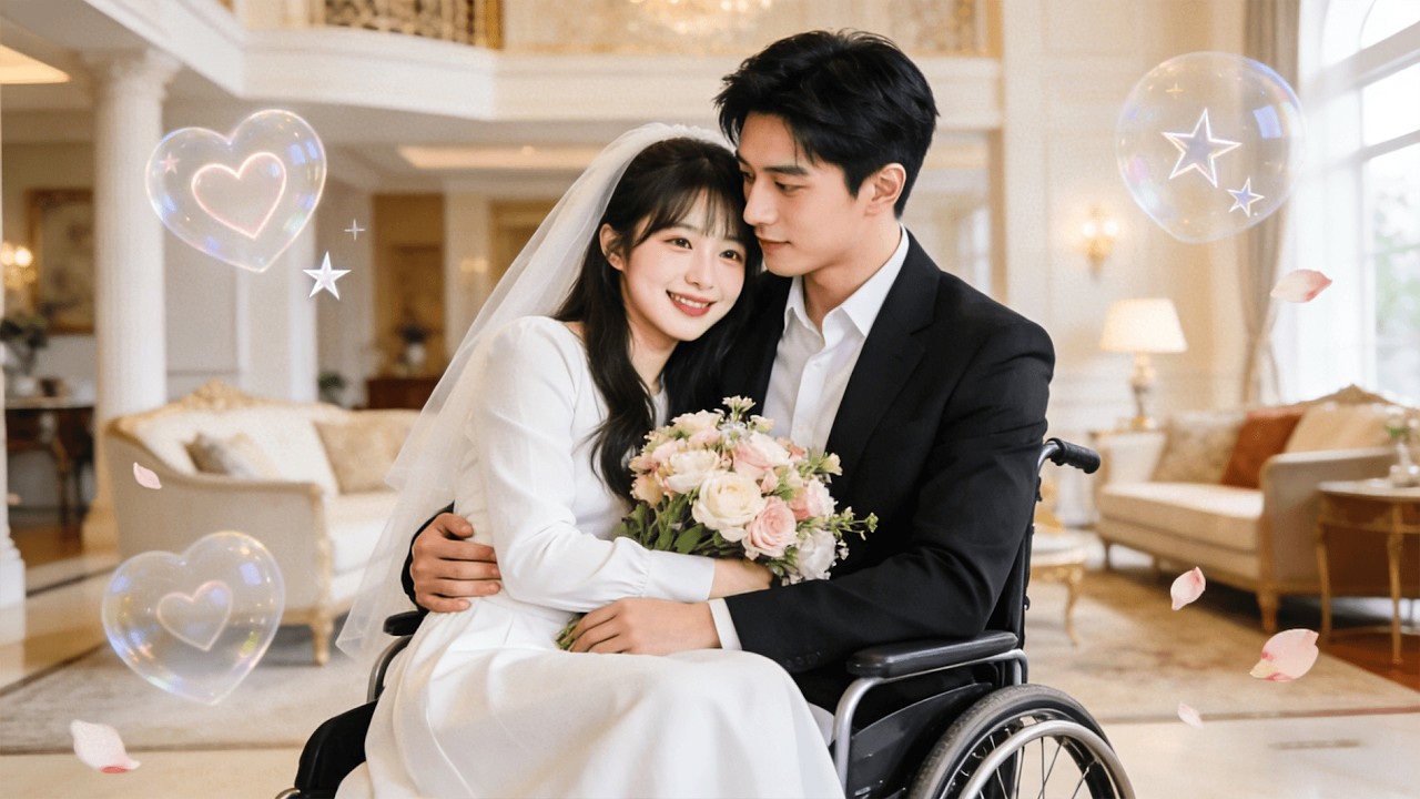 被逼嫁給坐輪椅的陰翳總裁，所有人都以爲她這輩子完了，沒想到新婚夜他竟站了起來，一把抱起她扔在到床上，給了她無盡寵愛#短劇 #全集 #甜寵 #熱播