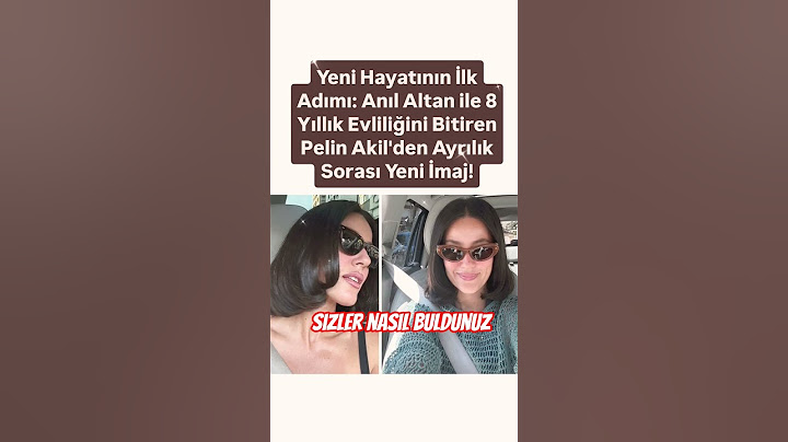 Anıl Altan ile 8 Yıllık Evliliğini Bitiren Pelin Akil'den Ayrılık Sorası Yeni İmaj!
