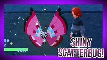 Shiny Scatterbug Encounter and Evolving up to Shiny Vivillon! - Pokemon Legends: Z-A